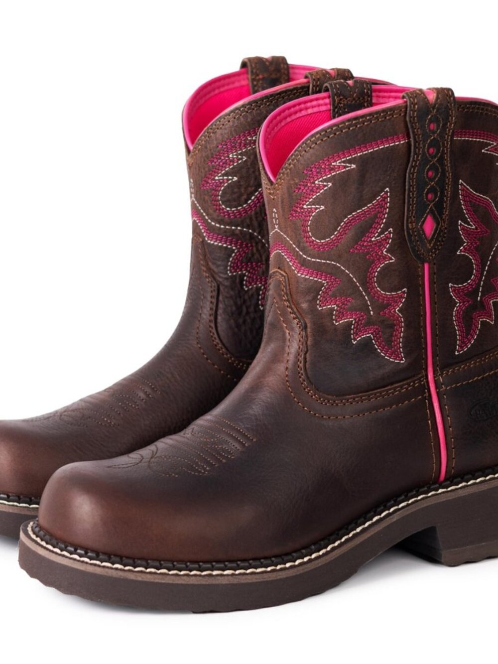 Cowgirl Boots for Women Round Toe Western Ankle Booties Pull On Embroidered Full